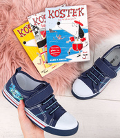 Trampki dziecięce Underline 26B1558 Granatowe