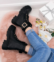 Botki damskie Sixth Sens JW126 Czarne