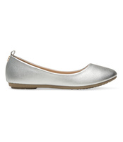 Balerinki damskie Abloom JZ-1082 Srebrne