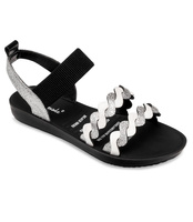 Sandałki damskie Super Mode 446 Srebrne