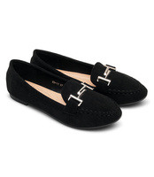 Mokasyny damskie N/M 22-11 Czarne