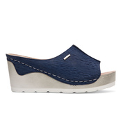 Klapki damskie Skotnicki KL-3-0618N Granatowe