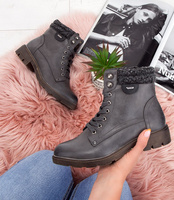 Botki damskie Nest B-3/A38 Szare