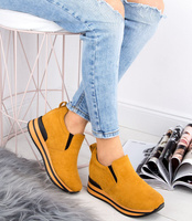 Botki damskie Bestelle RQ203 Żółte