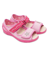 Sandałki dziecięce Befado 433X032 Różowe