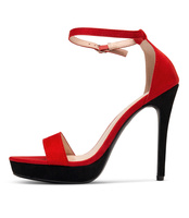 Sandałki damskie Laura Mode QL-121 Czerwone