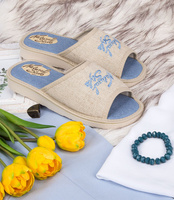 Kapcie damskie Natural Style NS-004 Niebieskie