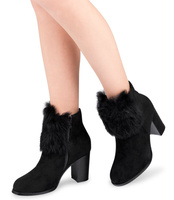 Botki damskie Abloom 3734 Czarne