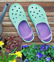 Klapki dziecięce Realpaks F-402 Miętowo-Fioletowe