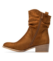 Botki damskie Super Mode 3893 Brązowe