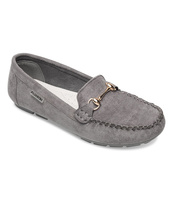 Mokasyny damskie Skotnicki P-3-0567 Szare