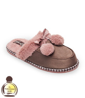 Kapcie damskie Natural Style NS-243 Brązowe