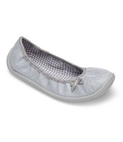 Balerinki dziecięce Befado 980Y102 Srebrne