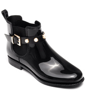 Kalosze damskie Ideal Shoes F-2686 Czarne