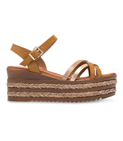 Sandałki damskie Sixth Sens DD7 Brązowe