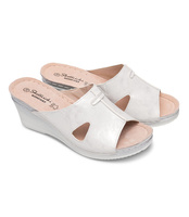 Klapki damskie Skotnicki KL-3-0522 Srebrne