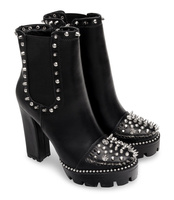 Botki damskie N/M 18803 Czarne