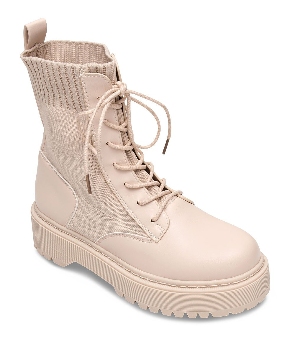 Botki damskie Sixth Sens JW89 Beżowe