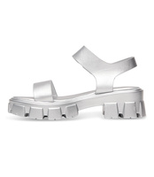 Sandałki damskie Shoesita K-8057 Srebrne