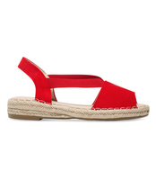 Sandałki damskie Ideal Shoes SA-2893 Czerwone