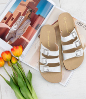 Klapki damskie Super Mode 1655 Białe