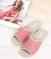 Kapcie damskie Natural Style NS-096 Różowe