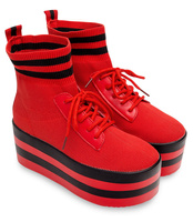 Buty sportowe damskie R/A 2018-71 Czerwone