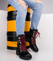 Botki damskie Bello Star B8811 Czarne