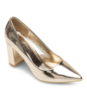 Czółenka damskie Style Shoes 6762 Złote