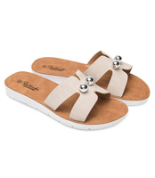 Klapki damskie Skotnicki KL-0528 Beżowe