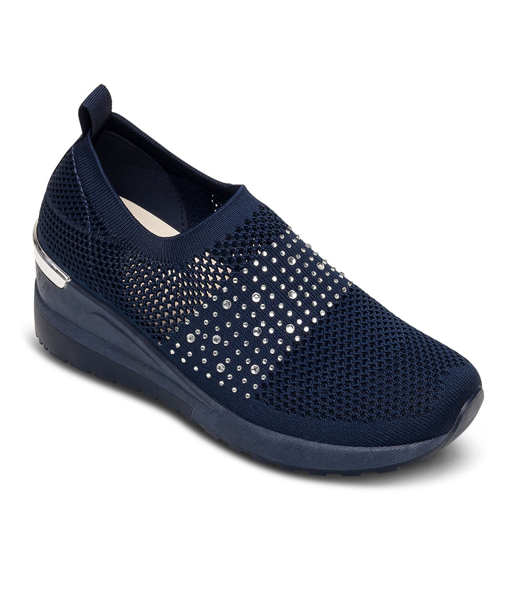 Buty sportowe damskie Skotnicki P-3-0589 Granatowe