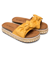 Klapki damskie Abloom SY679 Żółte