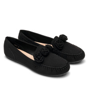 Mokasyny damskie Abloom 195-2 Czarne