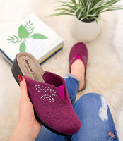 Kapcie damskie Inblu BJ-132 Śliwkowe