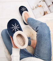 Kapcie damskie Natural Style NS-083 Granatowe