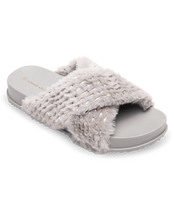 Klapki damskie Ideal Shoes L-2756 Szare