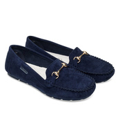 Mokasyny damskie Skotnicki P-3-0567 Granatowe