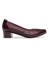 Czółenka Pesco 2104 Bordowe