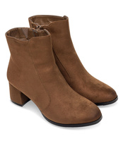 Botki damskie Nest B-3/A45 Brązowe