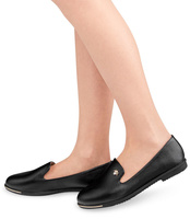 Balerinki damskie Miss Laura W-133 Czarne