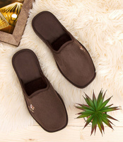 Kapcie męskie Natural Style NS-023 Brązowe