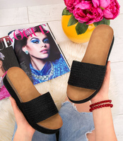 Klapki damskie Sixth Sens YT-67 Czarne