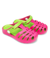 Klapki dziecięce Realpaks SLD-08 Różowo-Zielone