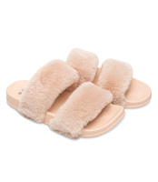 Klapki damskie Queen Vivi 98-35 Beżowe