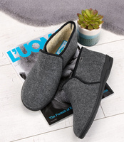 Kapcie męskie Dr Orto 730M045 Popielate