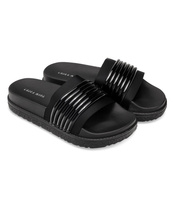 Klapki damskie Laura Mode WL035 Czarne