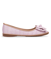 Balerinki damskie Ideal Shoes M-8805 Różowe  