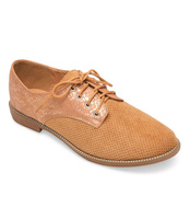 Półbuty damskie N/M 888-165 Brązowe