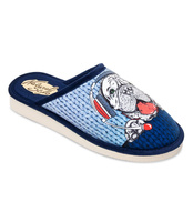 Kapcie damskie Natural Style NS-122 Niebieskie