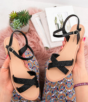 Sandałki damskie Abloom WL282 Czarne